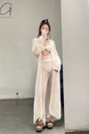 SWAYING/KNIT seamless mohair long suit SW211SZ33